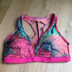 Bikini top XS Brazilian map pattern